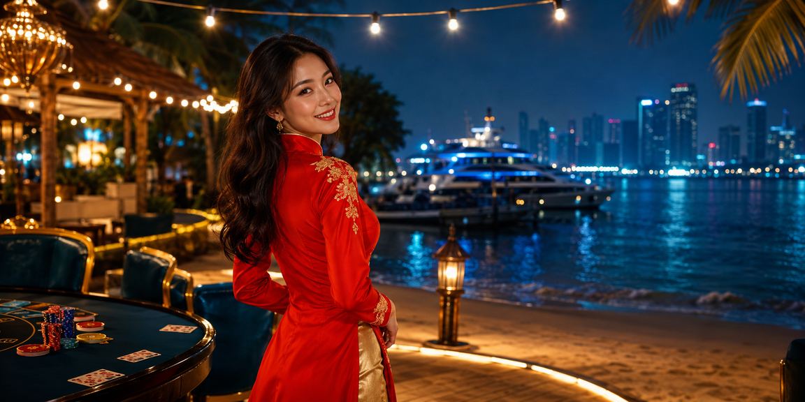 Người chơi thưởng thức trò chơi bài trực tuyến với trang phục áo dài tại Hà Nội