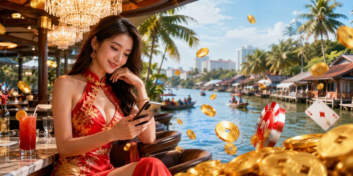 Người dùng vùng Mekong tham gia trò chơi bài trực tuyến trong lễ hội địa phương